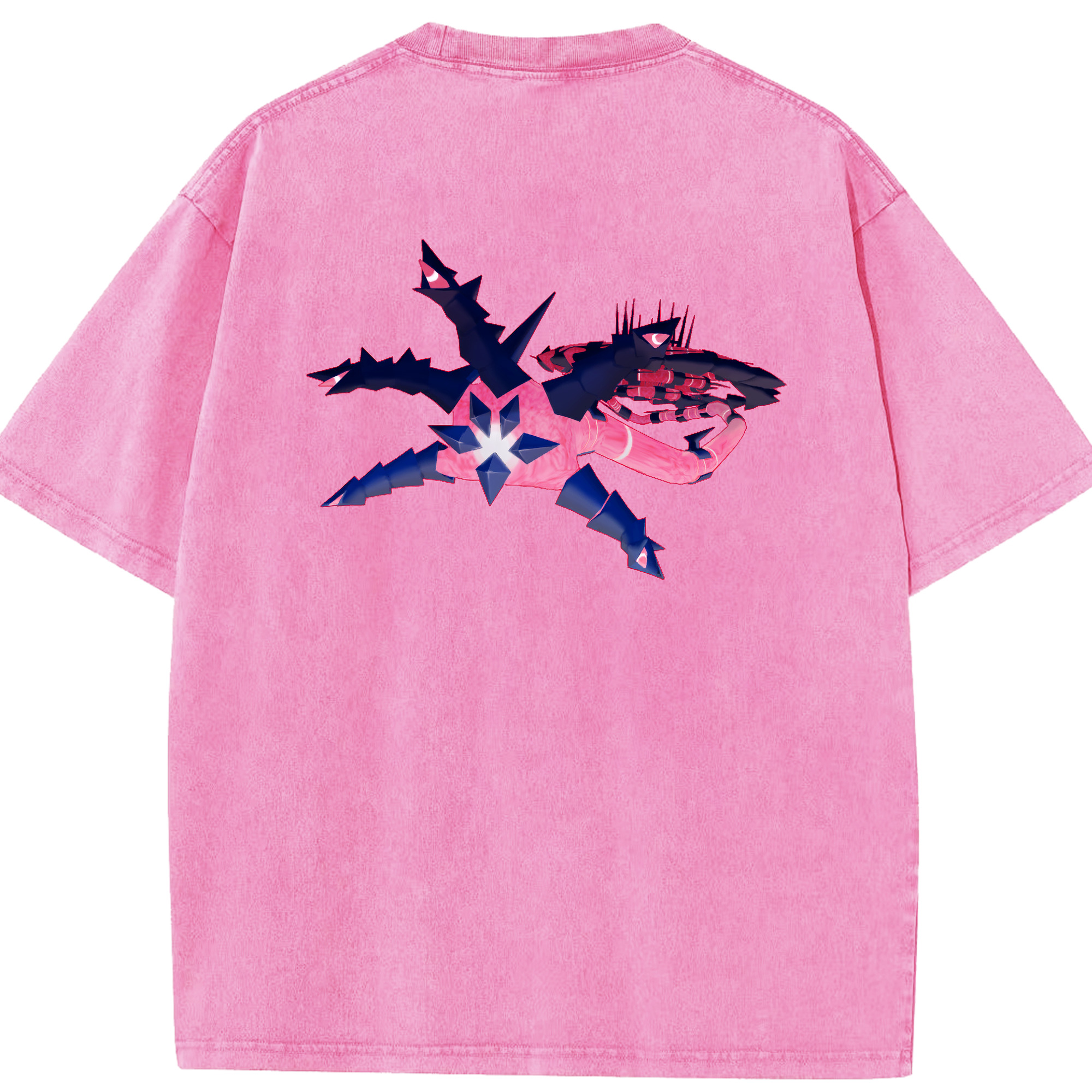 （画像用） ポケットモンスター Pokémon 綿100% ヴィンテージ風 半袖Tシャツ（背面プリント）